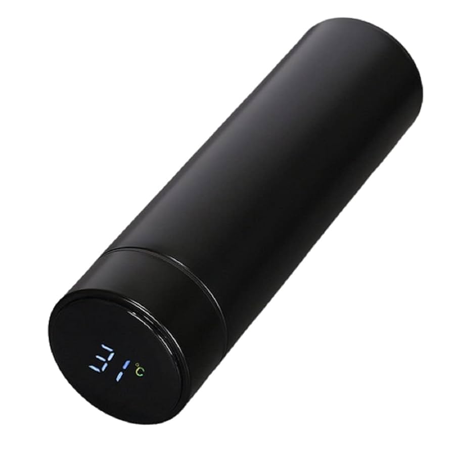 Garrafa Térmica com Sensor de Temperatura LED